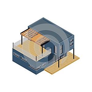 Modular Cottage Building Composition