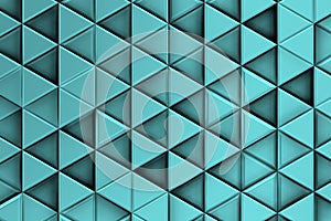 RELIEF BACKGROUND WITH BLUE TRIANGLES AND SHADOWS photo