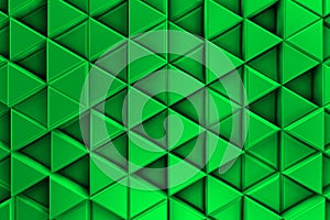 GREEN TRIANGLE RELIEF BACKGROUND WITH SHADOWS photo