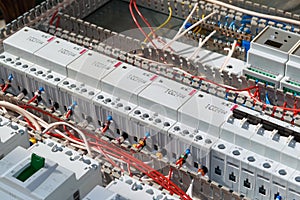 Modular magnetic starters and circuit breakers in electrical Cabinet