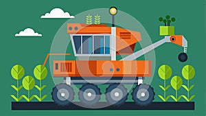 A modular robotic harvester that can be easily reconfigured to suit different types of crops making it versatile and