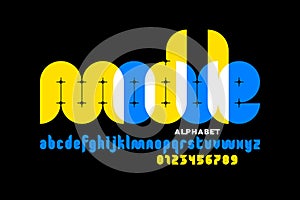 Modular style font