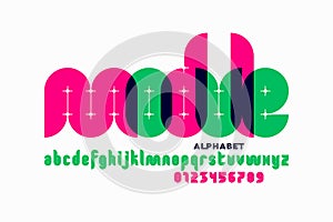 Modular style font