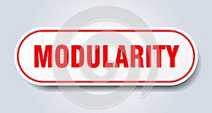 modularity sticker.