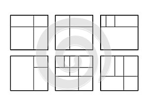 Modulor le Corbusier. Cover template. armonious measure to the human scale universally applicable to architecture and photo