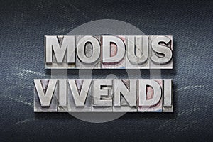 Modus vivendi den photo