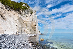 Moens klint chalk cliffs