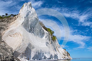 Moens klint chalk cliffs in Denmark