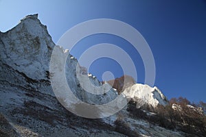 Moens Klint, high limestone cliff ,coast of Denmark