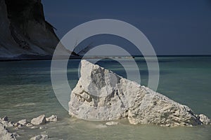 Moens Klint, high limestone cliff ,coast of Denmark