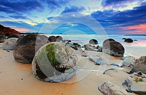 Moeraki Boulders, Southland, New Zealand