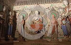 Mogao Caves in Dunhuang, China