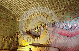 Mogao Caves in Dunhuang, China photo