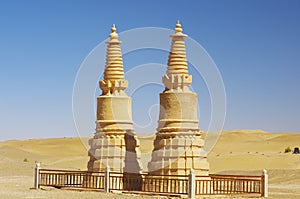 The Mogao Grottoes mud tower