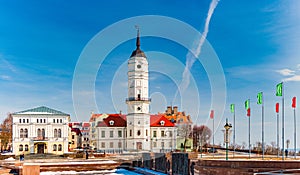 Mogilev city town hall in Belarus