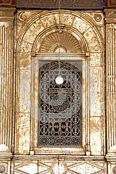 Mohamed Ali Mosques window.