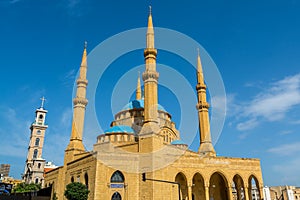 The Mohammad Al-Amin Mosque, also referred to as the Blue Mosque, is a Sunni Muslim mosque located in downtown Beirut, Lebanon