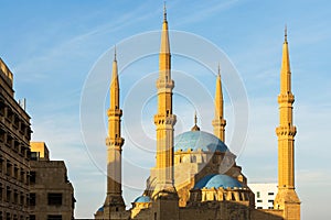 Mohammad al Amin mosque in downtown Beirut, Lebanon