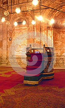 Mohammed Ali Mosque Interior photo