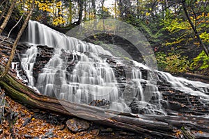 Mohawk Falls at Rickett`s Glen photo