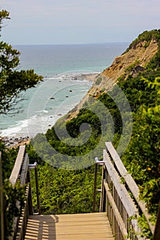 Mohegan Bluffs, Block Island, Rhode Island.