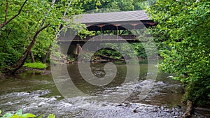 Mohican State Park Covered Bridge in Ashland County, Ohio