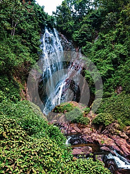 Mohini ella waterfall in Sri Lanka