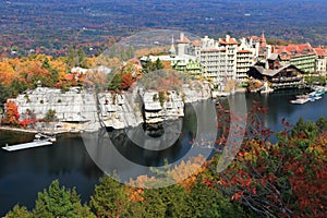 Mohonk Lake and Mountain House