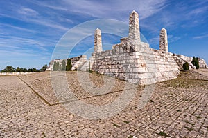 Mohyla of Milan Rastislav Stefanik on the Bradlo hill in Brezova pod Bradlom