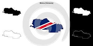 Moira outline map