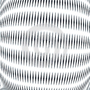 Moire pattern, op art background. Relaxing hypnotic backdrop wit