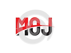 MOJ Letter Initial Logo Design