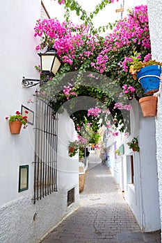 Mojacar Almeria white Mediterranean village Spain photo