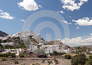 Mojacar Village in the sunshine, Spain