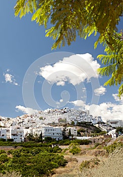 Mojacar Village in the sunshine, Spain