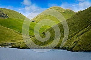 Mojanda lagoon in Ecuador