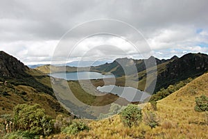 Mojanda lake, also called Laguna Caricocha, Ecuador