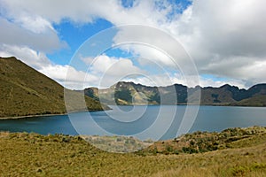 Mojanda lake, also called Laguna Caricocha, Ecuador