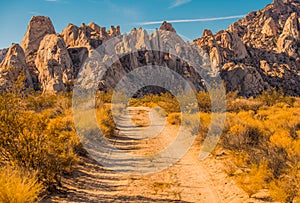 Mojave Desert Rock Formation