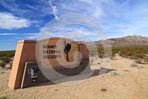 Mojave National Preserve Entrance