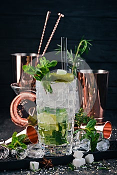Mojito Alcoholic Cocktail.