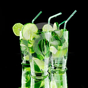 Mojito cocktails