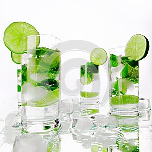 Mojito cocktails