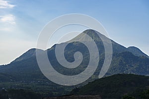 Mount Penanggungan in East Java, Indonesia