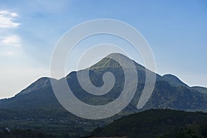 Mount Penanggungan in East Java, Indonesia