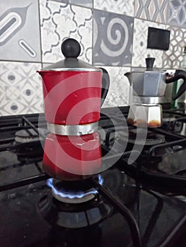 Moka pot coffee maker