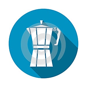 Moka Pot icon. Coffee maker.