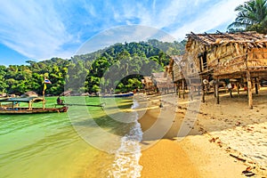 Moken Village Surin Island photo