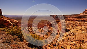 Moki Dugway Dirt Road Switchbacks in Cliff Bear Ears National Monument Utah Southwest USA