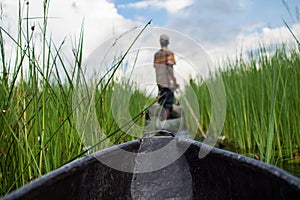 Mokoro Canoe Trip in the Okavango Delta near Maun, Botswana